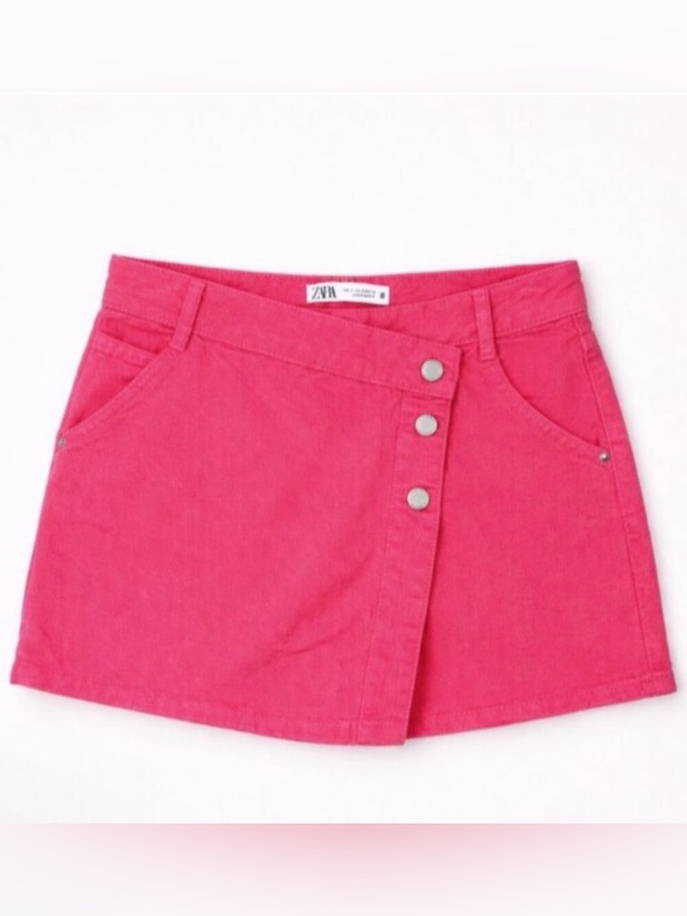 Fuchsia Zara Denim Skort